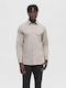 Selected Men's Shirt Long Sleeve Beige