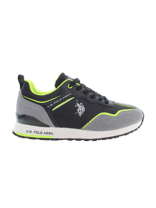 U.S. Polo Assn. Ανδρικά Sneakers Μαύρα