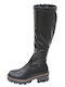 Plato Women's Boots with Zipper Black