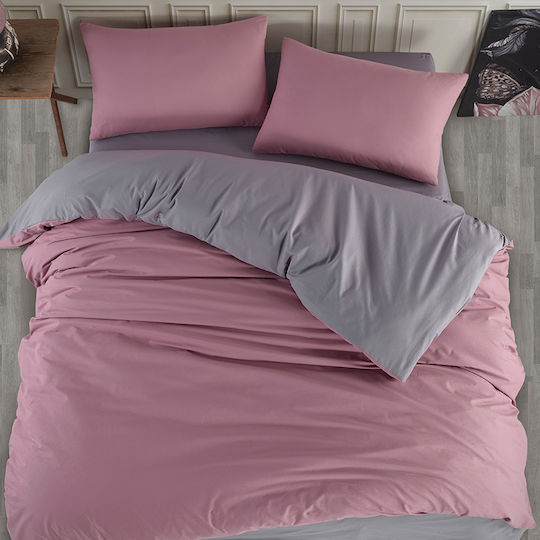 Homeline Пухено Единично 160x230бр 3195 Розов 350 г/м²Gsm