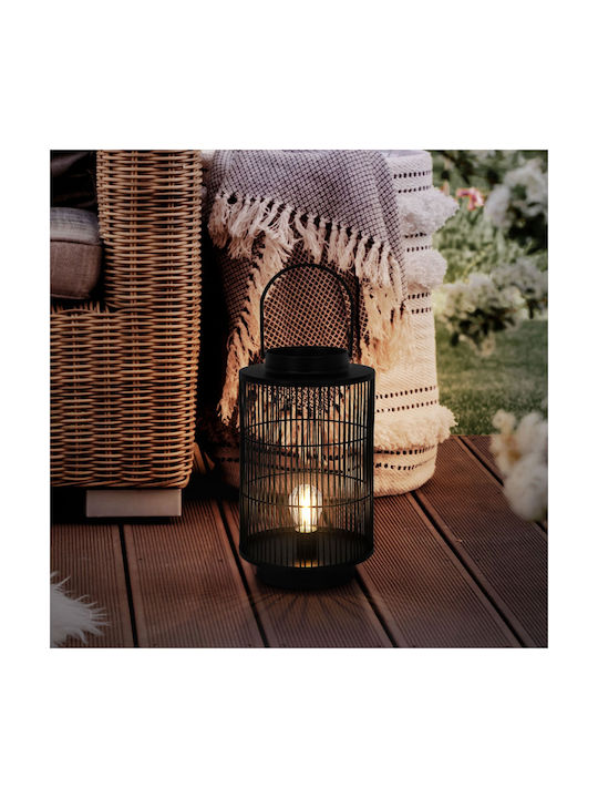 ECD Germany Metallic Lantern Black 18cm