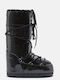 Snow Boots with Laces Black