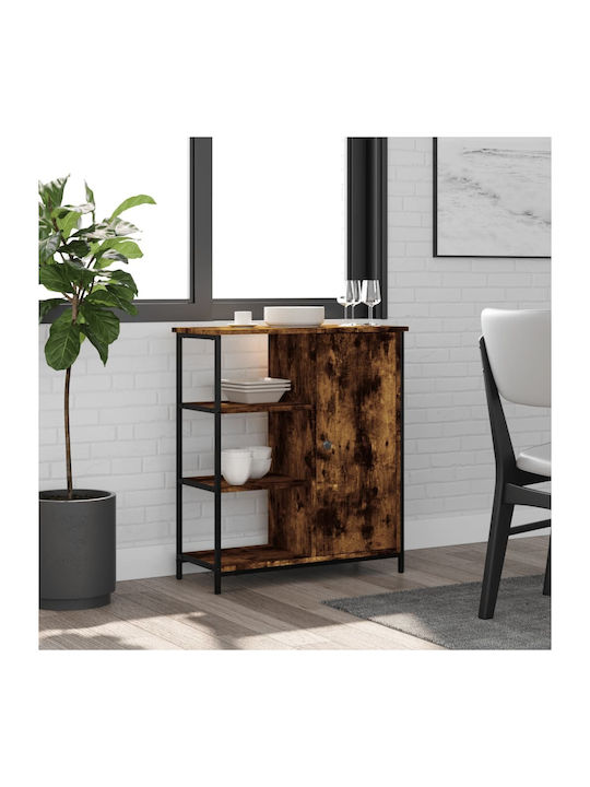 Sideboard Wooden Καπνιστή Δρυς 70x30x80cm