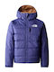 Reversible Perrito Waterproof Kids Sports Coat Double Sided Hooded Purple