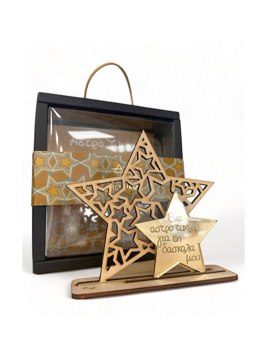 LifeLikes Lucky Charm Star made of Wood 1pcs