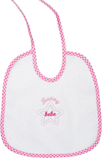 Bunny Bebe Lätzchen Stoff mit Spitzenband red