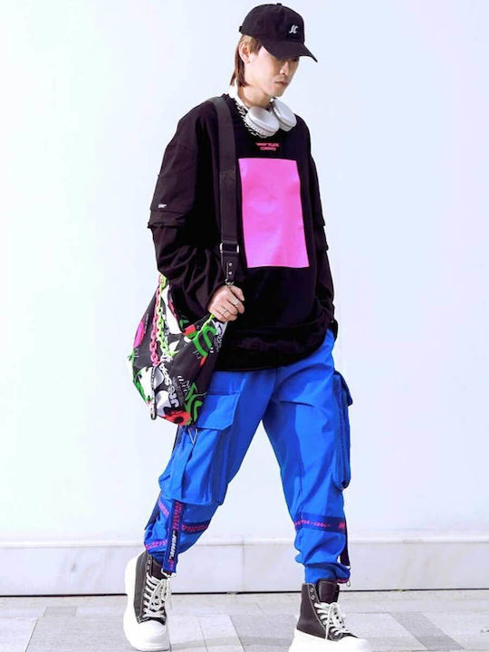 Mod Wave Movement Pantaloni Jogger Black