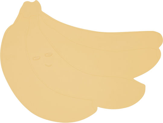 OYOY Banana Set De Masă Din Silicon Galben 45x35cm