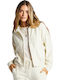 Beach Breeze Women's Sweatshirt Jacket ΑΝW/ANTIQUE WHITE