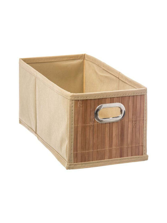 5Five Stoff Aufbewahrungsbox Beige 14x31x15cm 1...