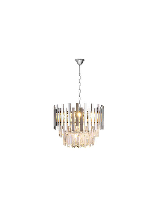 Milagro Chandelier 6xE14 Silver