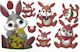 ToyMarkt Великденски Велкро Зайче 30x60см Зайци