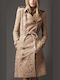 Damenmantel Beiges Trenchcoat