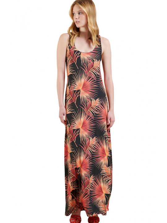 Matis Fashion Maxi Βραδινό Φόρεμα Σατέν BL