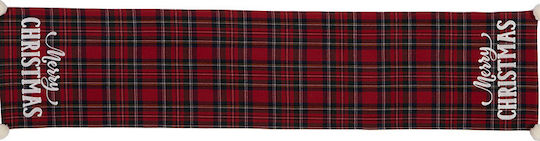 Nef-Nef Homeware Weihnachtlich Tischtuch Läufer Rot L150xB33cm.