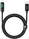Mcdodo Braided USB-C to Lightning Cable Μαύρο 1.2m (CA-8810)