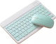 Aoas AOAS AS-110 Wireless Bluetooth Keyboard & Mouse Set English US Light Green