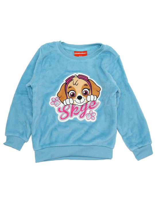 Nickelodeon Kids Fleece Sweatshirt Light Blue