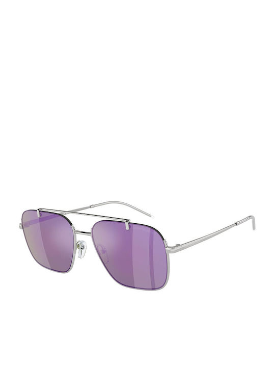 Emporio Armani Sonnenbrillen mit Silber Rahmen ...