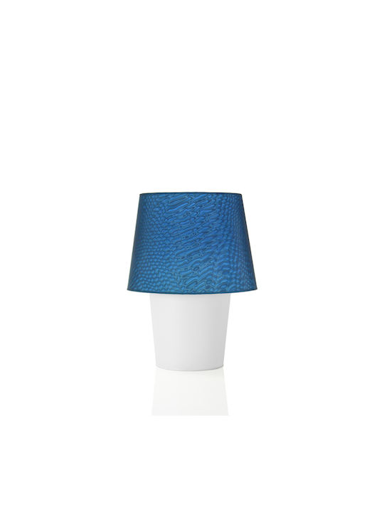 Veis Glass Table Lamp for Socket E14 with Blue ...