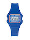 Tekday Kinder-Digitaluhr Strap mit Kautschuk/Plastikarmband Blau
