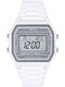 Tekday Strap Digital Women's Watch Chronograph with White Rubber Strap
