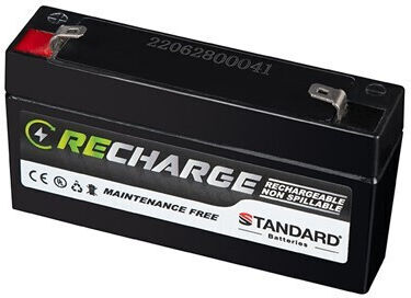 Standard Recharge Μπαταρία UPS με Χωρητικότητα 1.2Ah και Τάση 6V 1τμχ