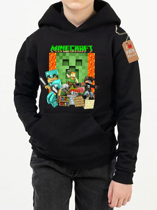 Rock Deal Bluza Cu Glugă Și Buzunare Pentru Cop...