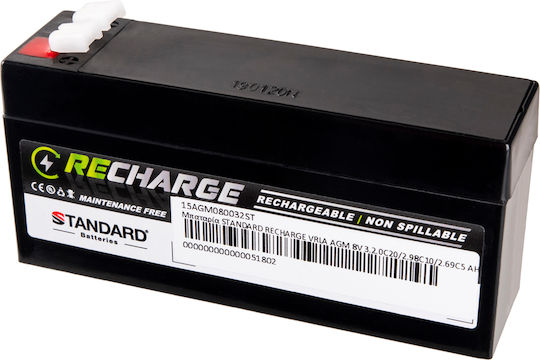 Standard Recharge UPS Battery with Capacity 3.2Ah and Voltage 8V 1pcs