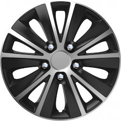 Auto Gs Τάσια 14" 4τμχ Ασημί 34265 Auto Gs Τάσια 14" 4τμχ Ασημί 34265