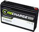 Standard Recharge UPS Battery with Capacity 7Ah and Voltage 6V 1pcs