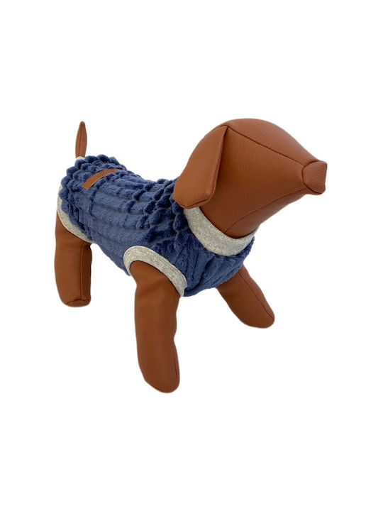 Woofmoda Μπλούζα Fleece Σκύλου σε Μπλε χρώμα 54x54εκx54εκεκ.