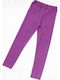 Kinder Leggings Lang Magenta