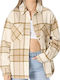 Tiffosi Women's Checked Long Sleeve Shirt Beige