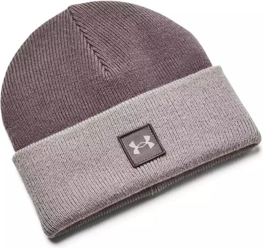 Halftime Beanie Unisex Σκούφος Πλεκτός σε Μπεζ χρώμα