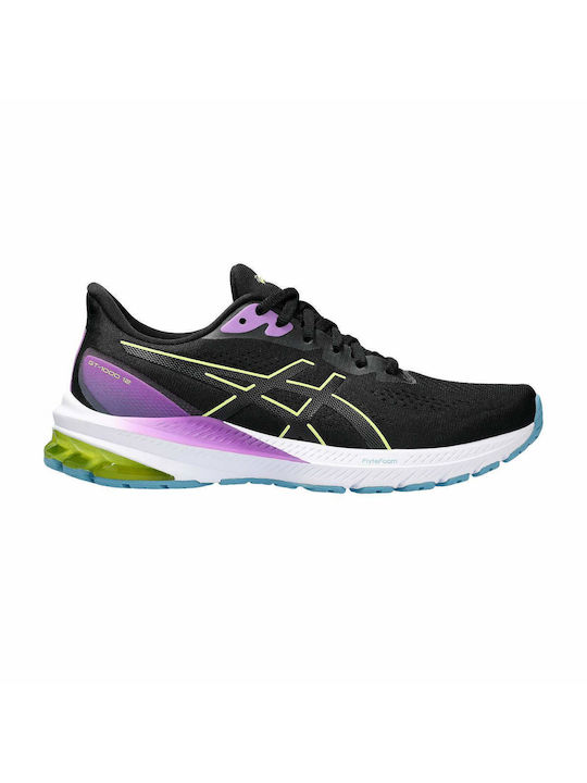 ASICS Gt 1000 12 Damen Sportschuhe Laufen Schwarz