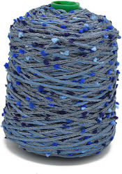 Handibrand Wool Knitting Yarn Blue 220m 300gr