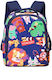 NOHOO Schulranzen Rucksack Kindergarten Blau 19 x 11 x 25cm
