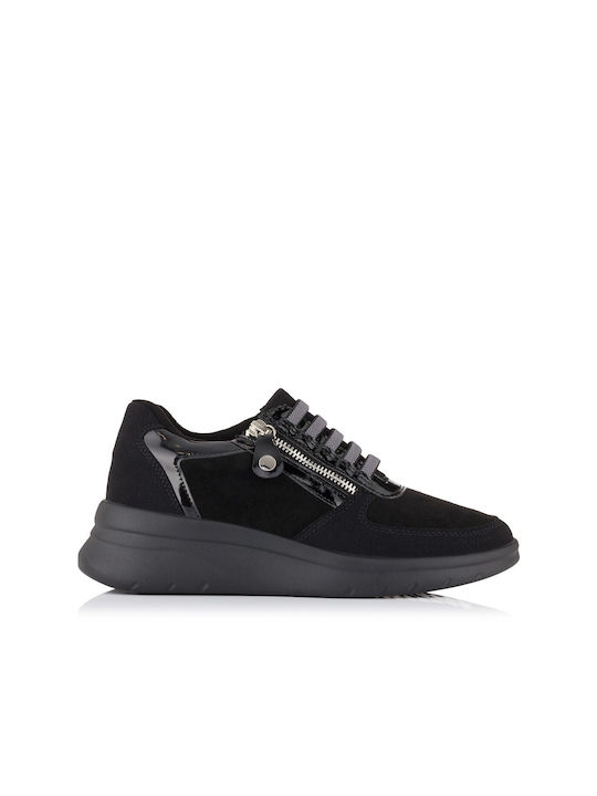 Sirena Damen Anatomisch Sneakers Schwarz