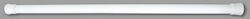 San Lorentzo Telescopic Straight Shower Curtain Rod White 115-220cm