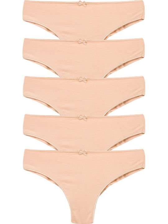 Sexen Βαμβακερά Femei Brazilia MultiPack Beige