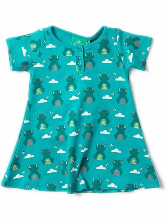 Little Green Radicals Kinderkleid Grün Little Green Radicals Kinderkleid Grün