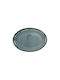 Dot Oval Porcelain Serving Platter Uranus Blue