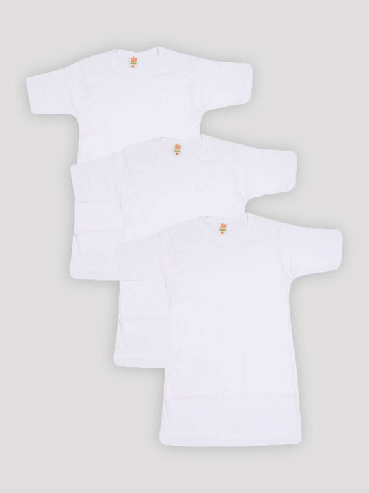 Nina Club Set Kinder Unterhemden White 3Stück