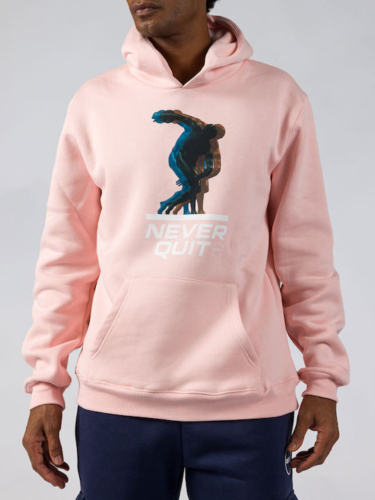 GSA Men's Sweatshirt with Hood Pink