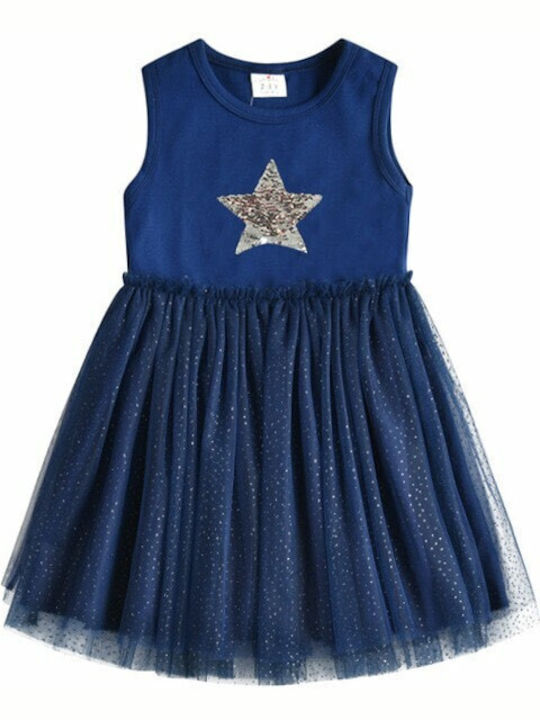 Vikita Kids Dress Blue