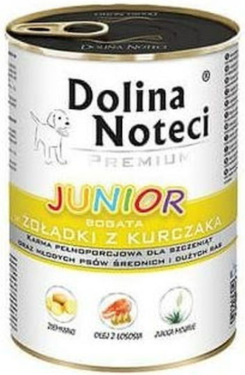 Dolina Noteci Premium Hrană Umedă pentru Pui în Conservă Dietetică cu Pui fără Gluten 400gr