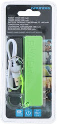 Grundig Power Bank 1800mAh с USB-A порт Зелен