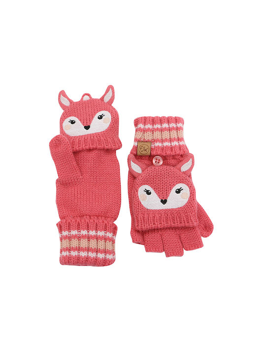 Flapjackkids Knitted Set of Kids Gloves Deer