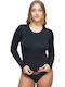 Mânecă lungă Black Tricou pentru femei